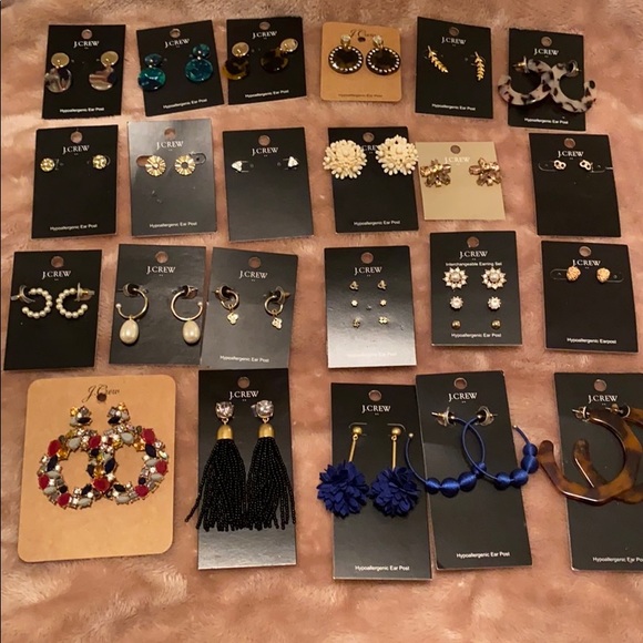 J Crew Drop Chandelier Earrings - Picture 3 of 3